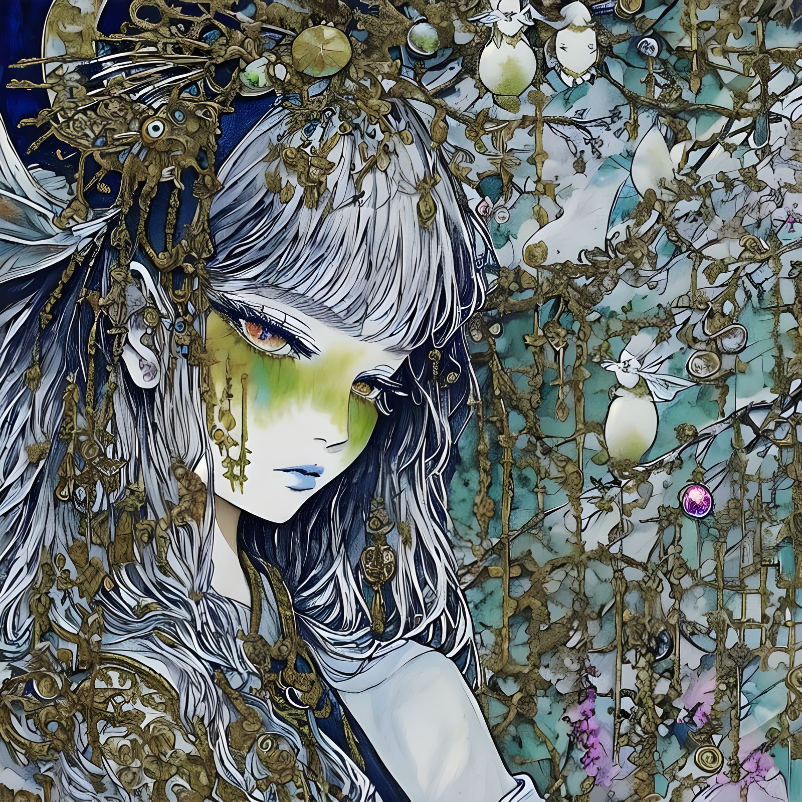 Fairy Fashionistas Adorned in Euro Bills and Gemstones