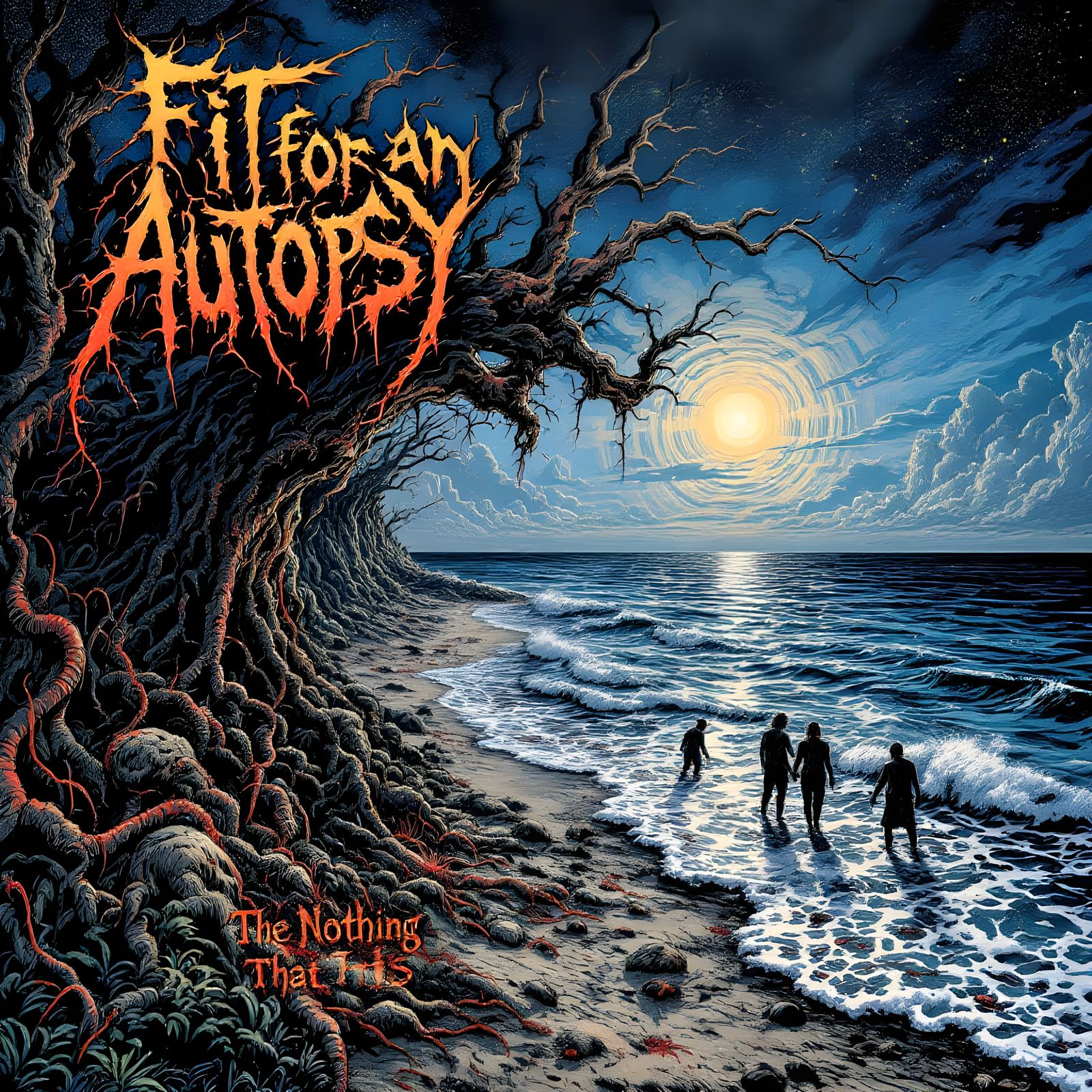 At last, the last disciples burn, Eight billion parasitic wo...