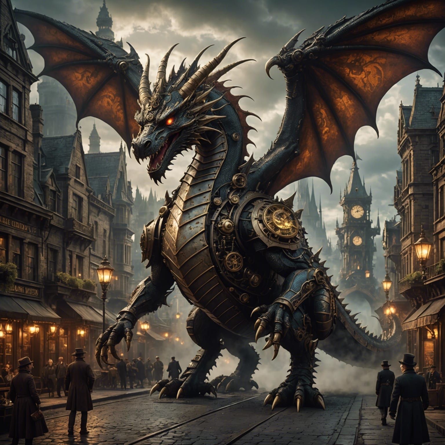 steampunk dragon