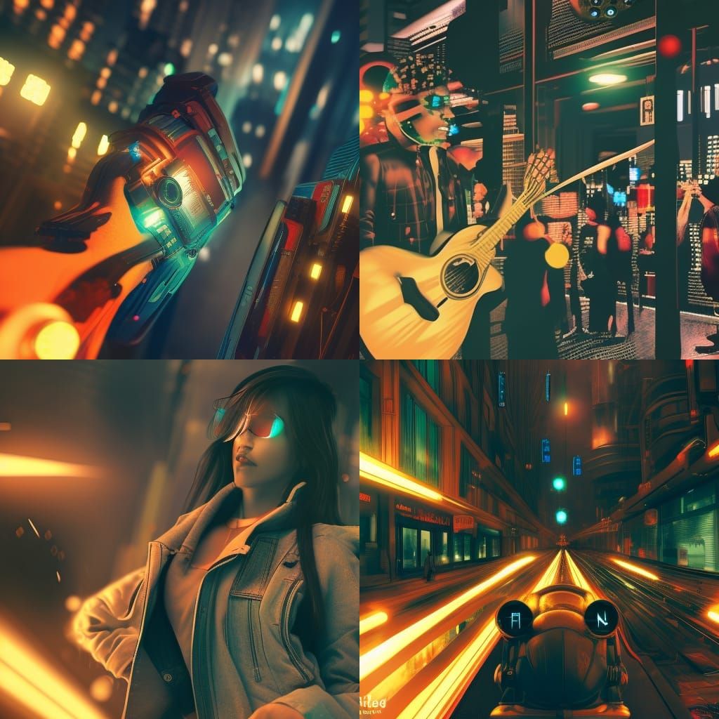 Cyberpunk Mariachi Band Performs in Metro Station