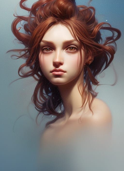 Detailed Portrait of a Chestnut Ratkin Beauty