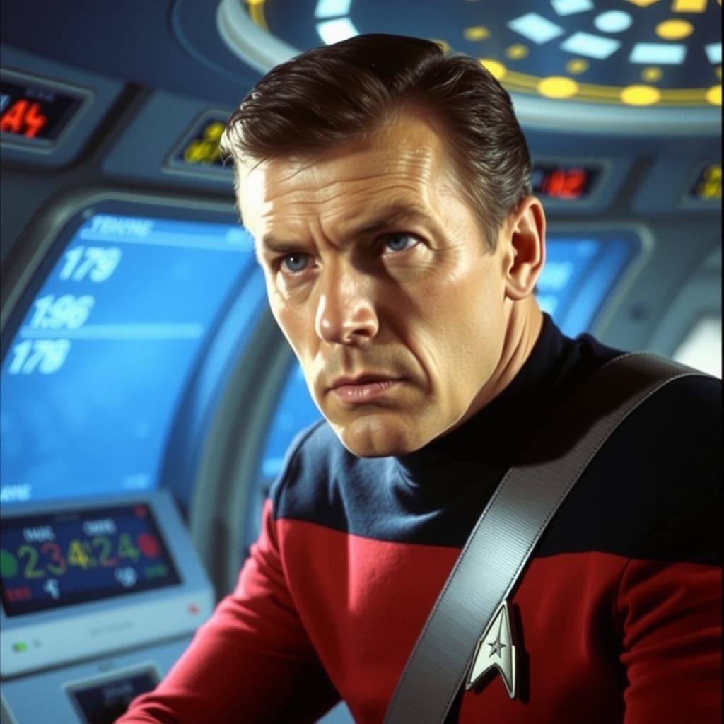 Epic Star Trek Scene: Captain Kirk on the Enterprise