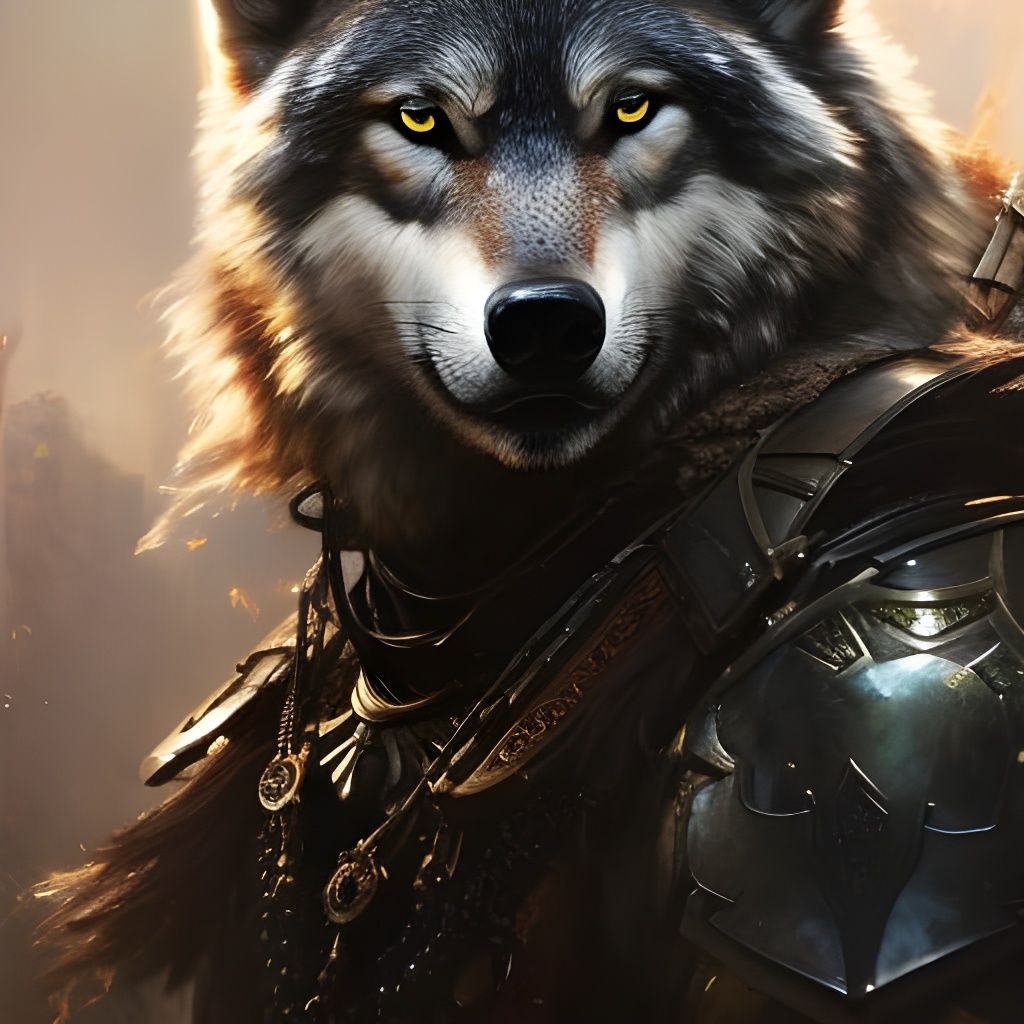 Fantasy Wolf Warrior
