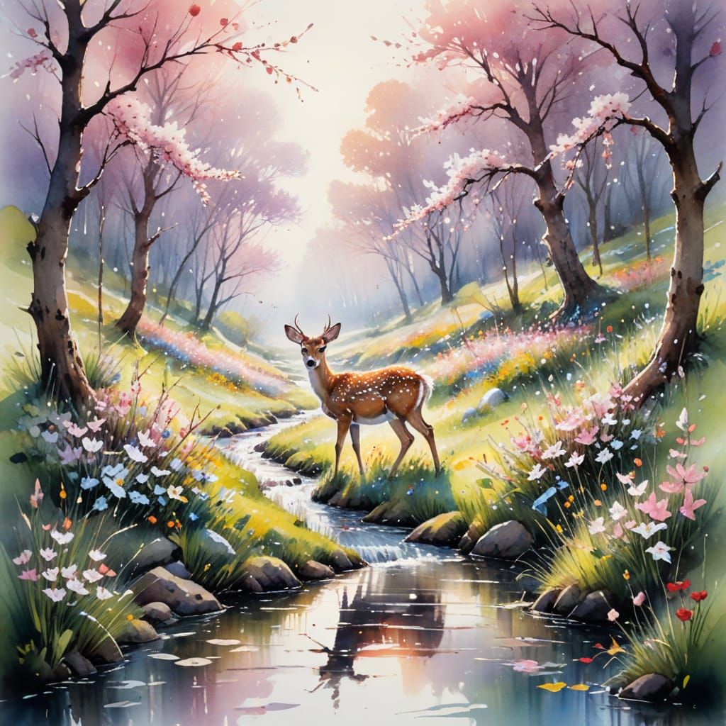 Morning Glory in a Secluded Valley