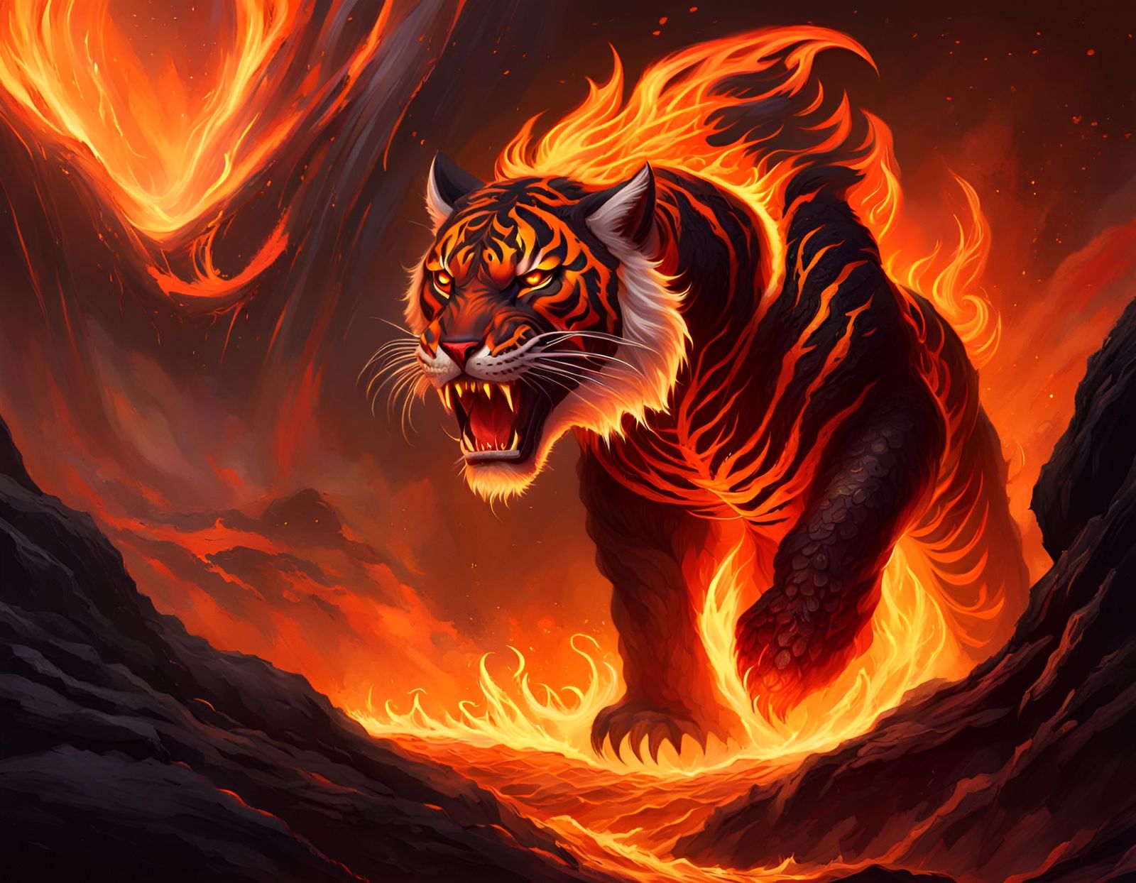 Magma Tiger