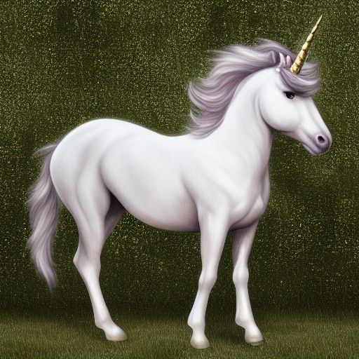 Enchanting Unicorn Generated by AI