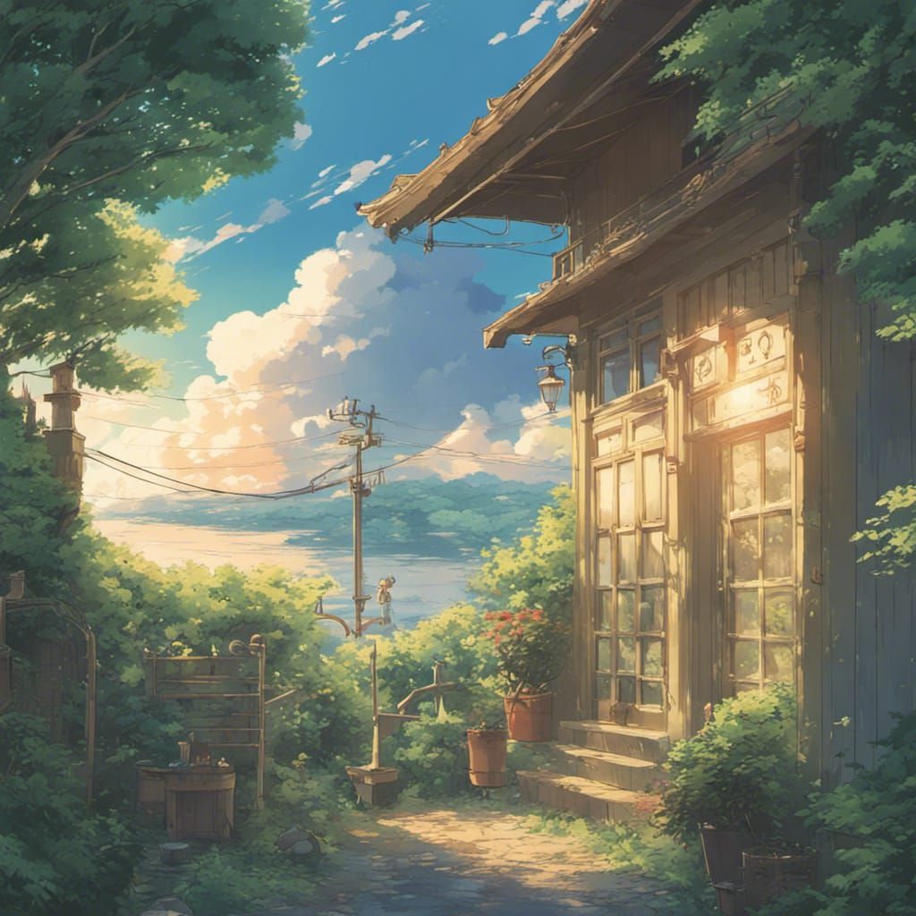 Studio Ghibli Anime Key Visual Art
