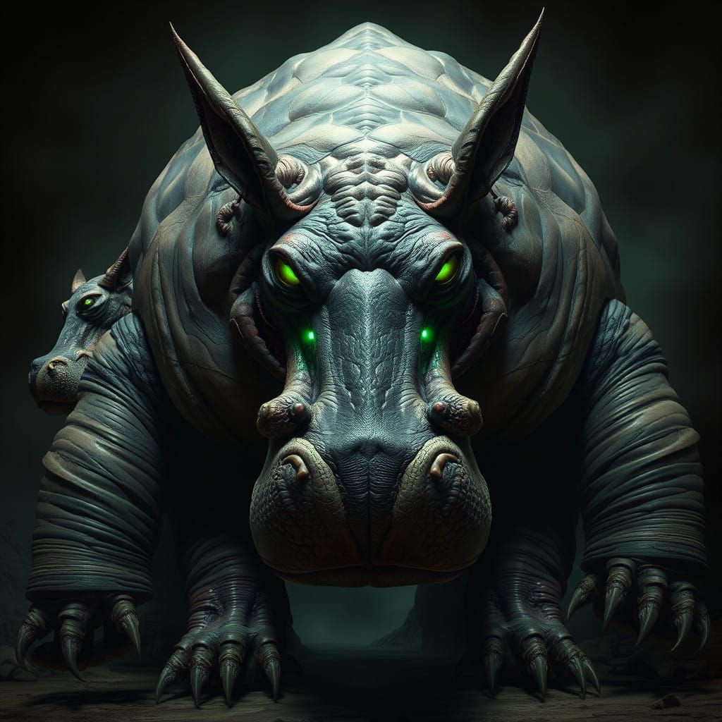 Gothic Monstrosities in Dark, Industrial Landscapes