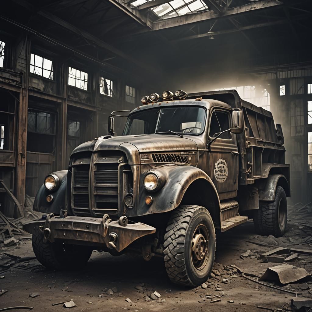 Gothic Industrial Ford Shelby Truck in Dark Fantasy