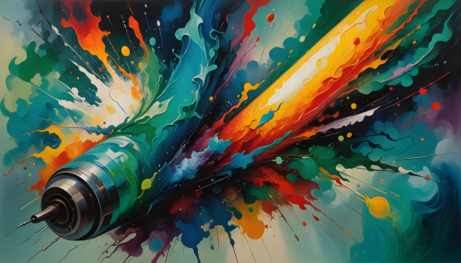 Glowing Vortex of Cosmic Energy