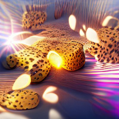 Detailed Leopard Print Generated Art
