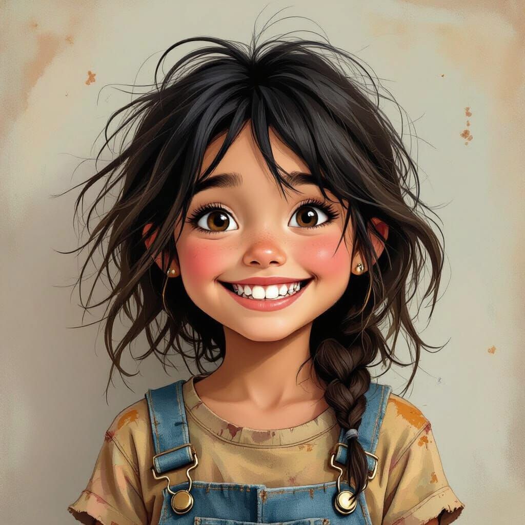 Saaliha: A Playful Portrait with Crooked Teeth