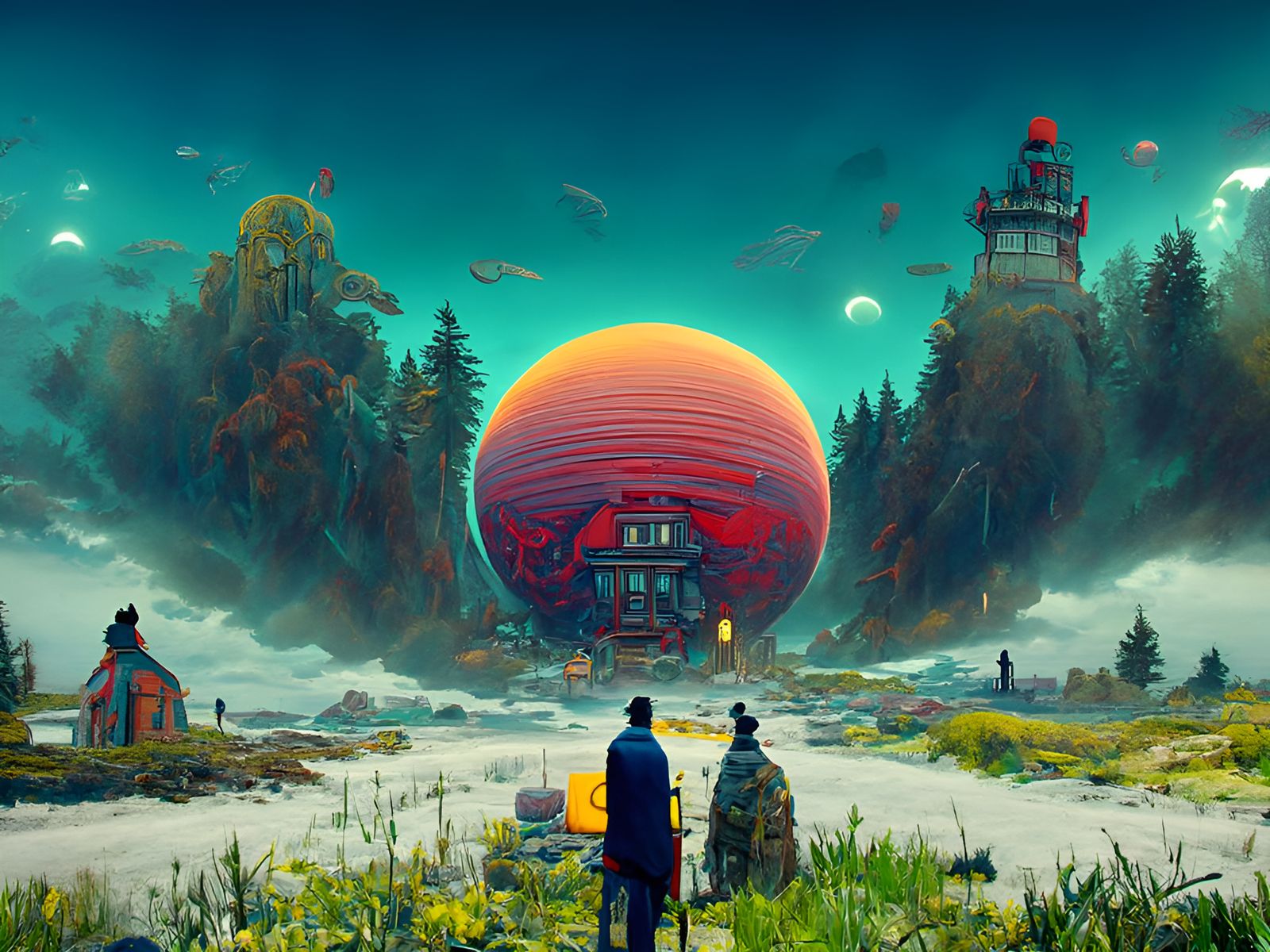 Surreal Portal to an Alternate Dimension