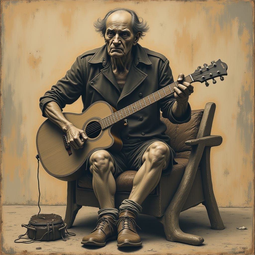 <lora:OD Grotesque:1.0>