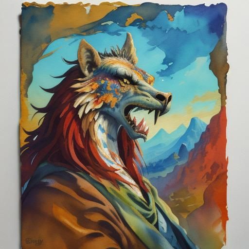 Grimla's Reaction to the King: Gouache Impressionist Paintin...