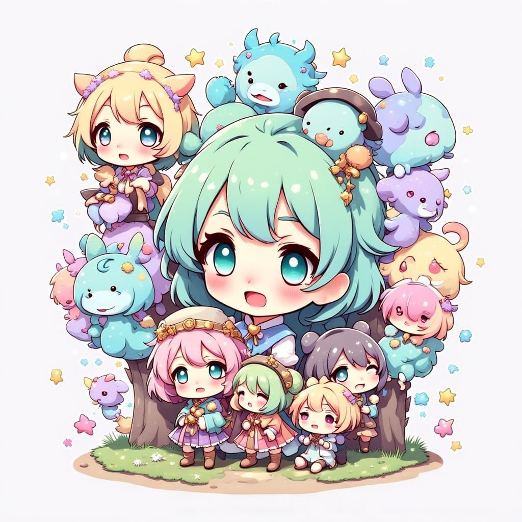 Cute Anime Fun Tower