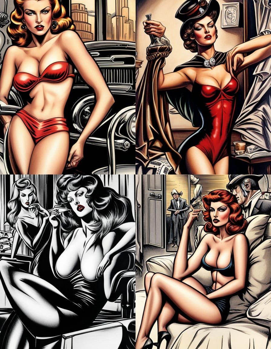 Dark Fantasy Comic Book Illustration