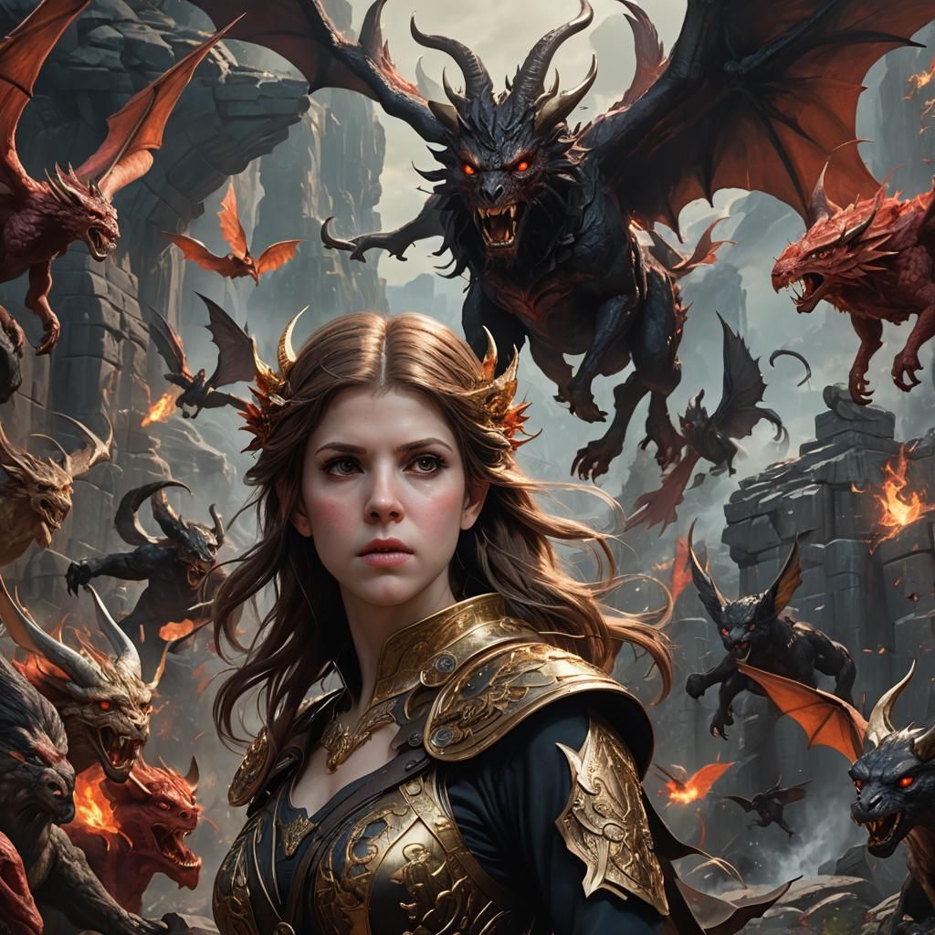 Birdwatching in Hell: A Hyperdetailed Demon Landscape