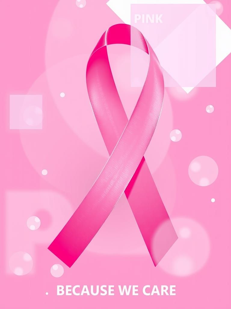 Pink Cancer Awareness Campaign Poster