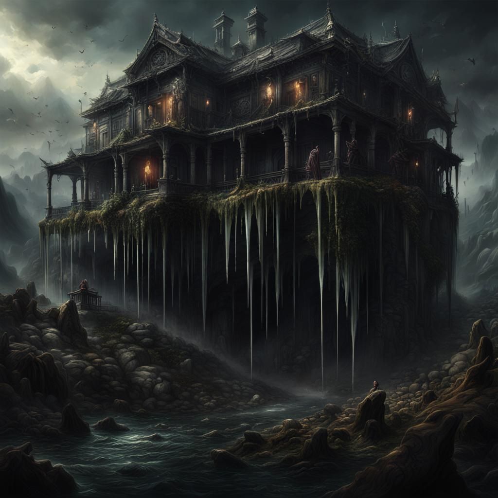 Oozing Dark Fear: An Epic Cinematic Painting