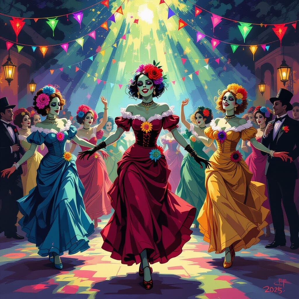 1900s Zombie Fiesta Dancers in 2025