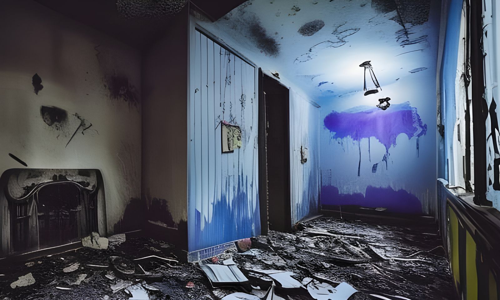 Haunted Psychiatric Ward: Ghostly Figure in Abandoned Room