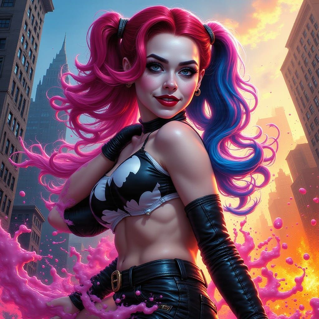 Doctor Harlene Quinzell<lora:Harley Quin:1.0>