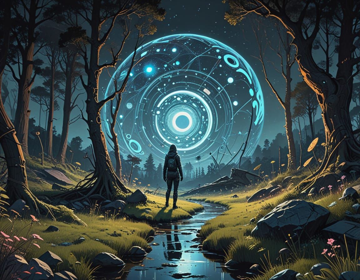 Cosmic Vortex in Hyper-Realistic 3D