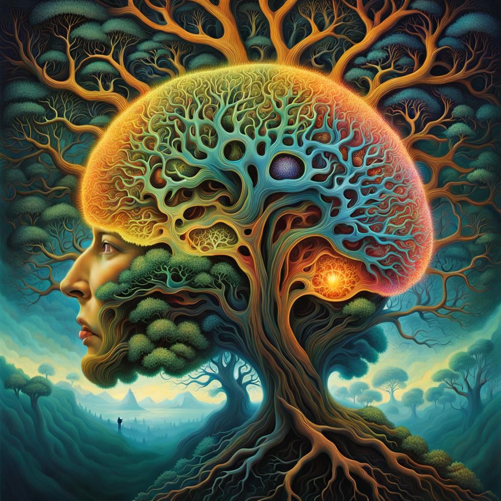 Brain's User Illusion in Intricate Network