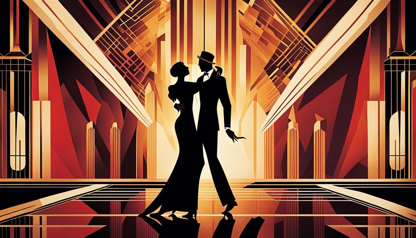 Art Deco Ballroom Waltz in 1920s Style