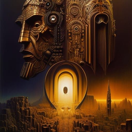 Renaissance Cyborg: A Retropunk Robotic Character