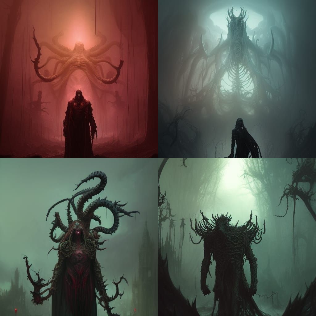 Eldritch Lord of Bones and Blood Portrait