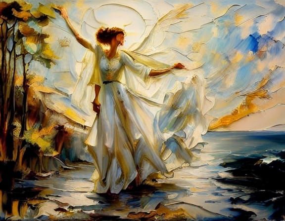 Palestinian Astronaut: Galactic Unity in Watercolor Style