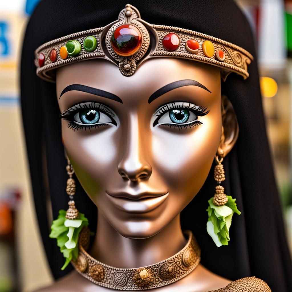 Delicious Chicken Kebab Plate with Chips and Vegetables