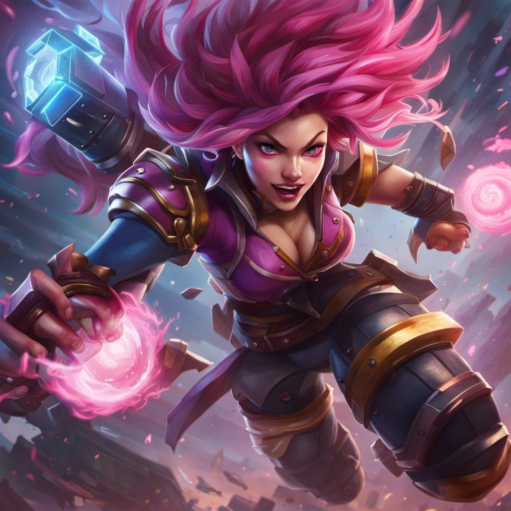 Vi from League of Legends: Crashing Shockwave Punch