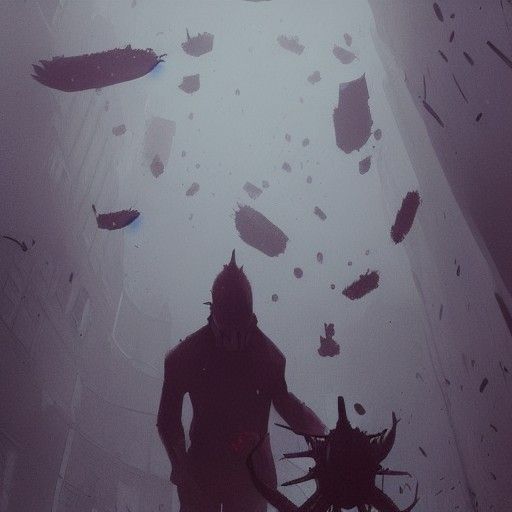 Sinister Mr. Krabs, Dark Fantasy Illustration
