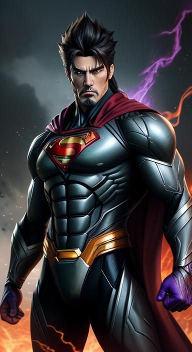 Hyper-Realistic Fusion Character with Dynamic Energy Effects