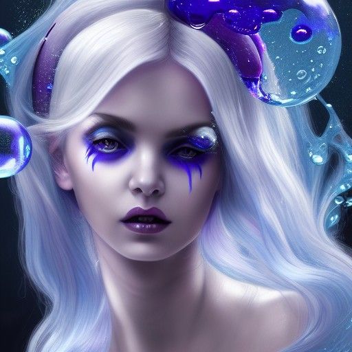 Succubus Wallpaper: Girl with Violet Eyes