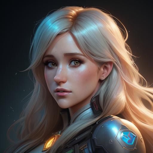 Detailed Portrait with Dynamic Lighting