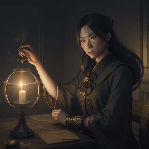 Potion Portrait: Realistic Anime Concept Art in 8k