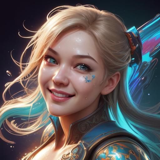 Hyperrealistic Portrait with Dramatic Lighting