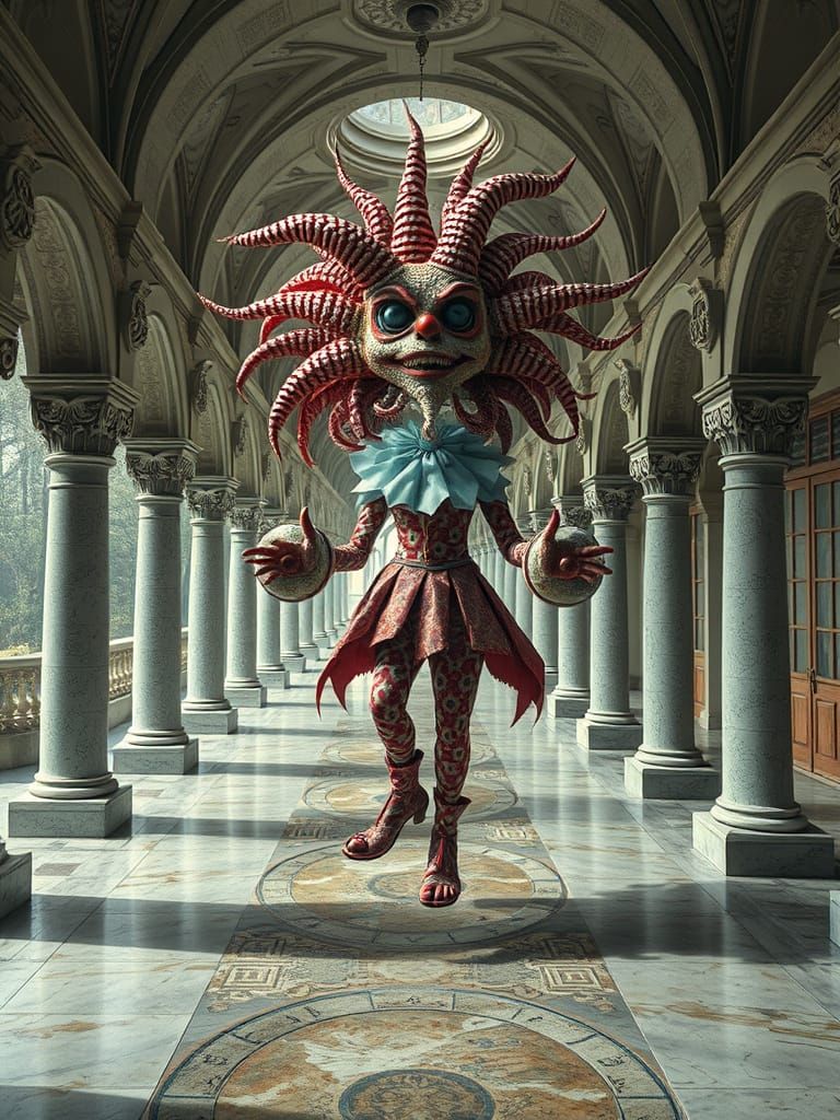 Infinite Jester Chaos Causing in Portico Breezeways and Unin...