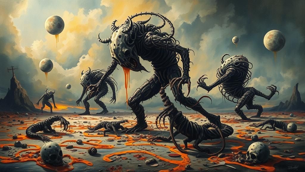 Surreal Apocalyptic World Dissolves into Madness