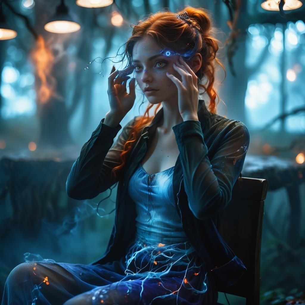 Hypnotized in Detailed Matte Painting Style