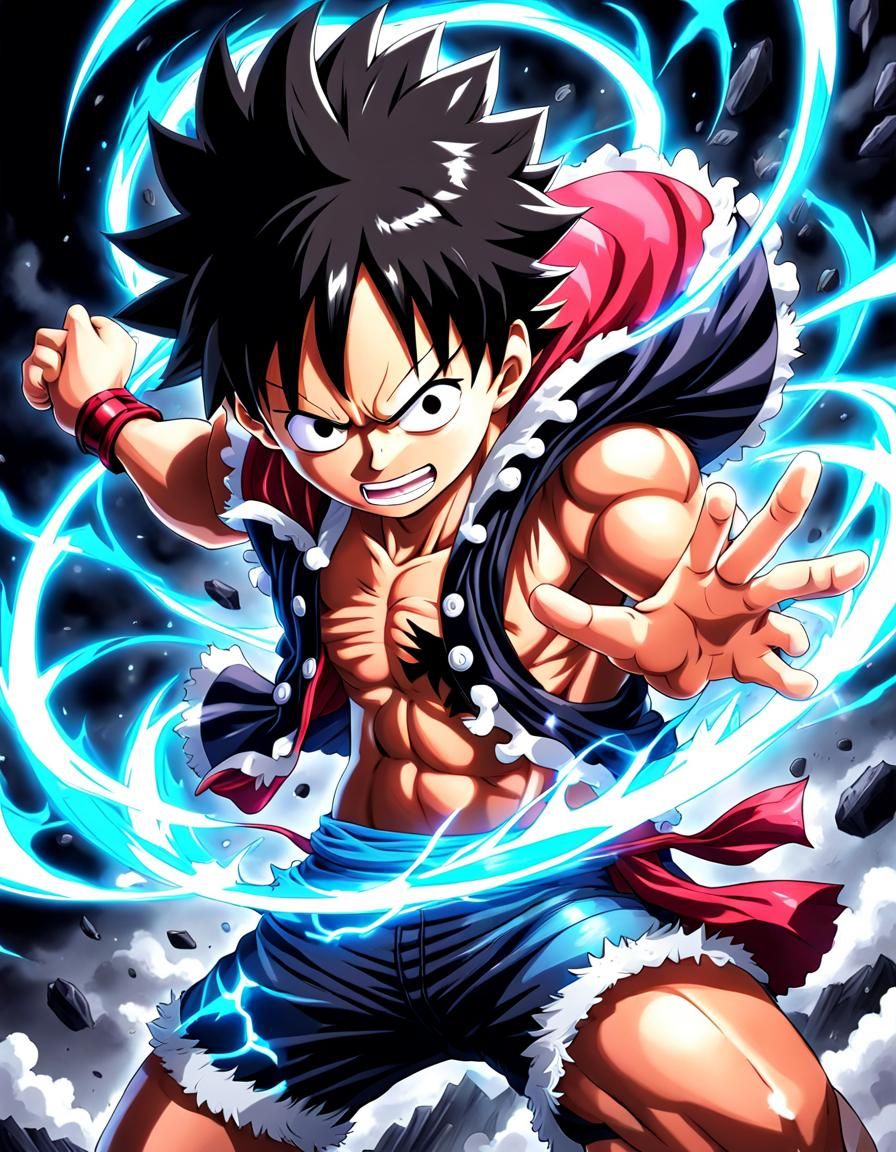 Luffy Gear 5 Anime Key Visual