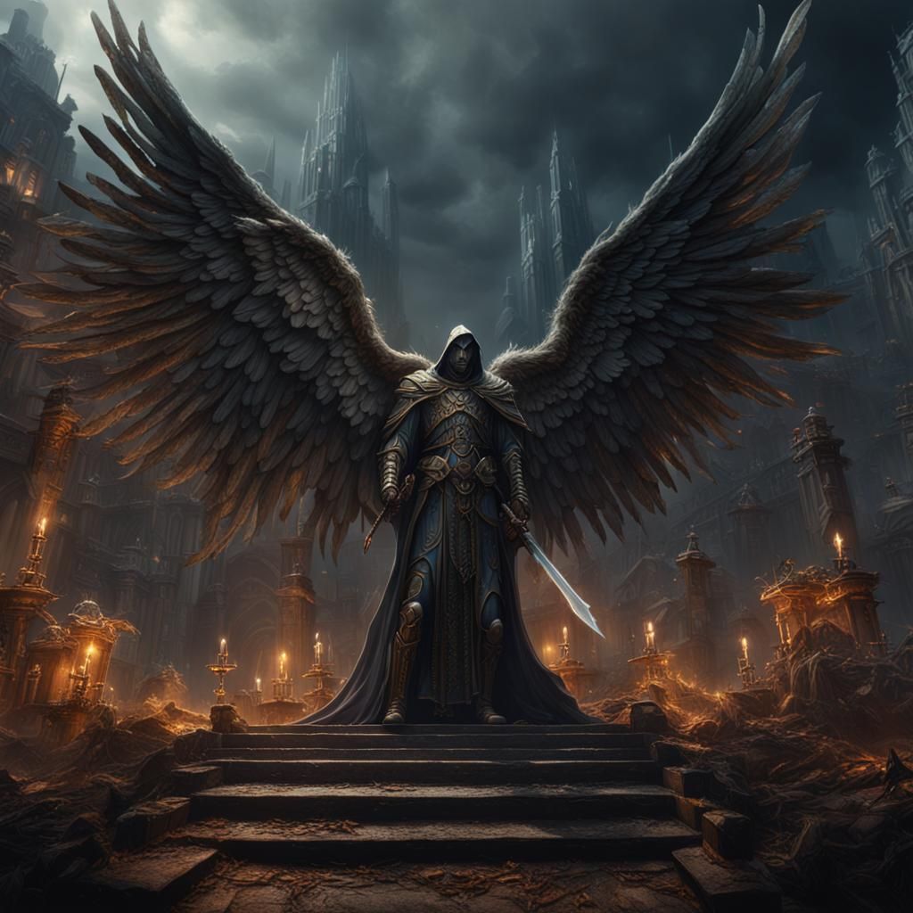 Angel of Death: Detailed Matte Painting
