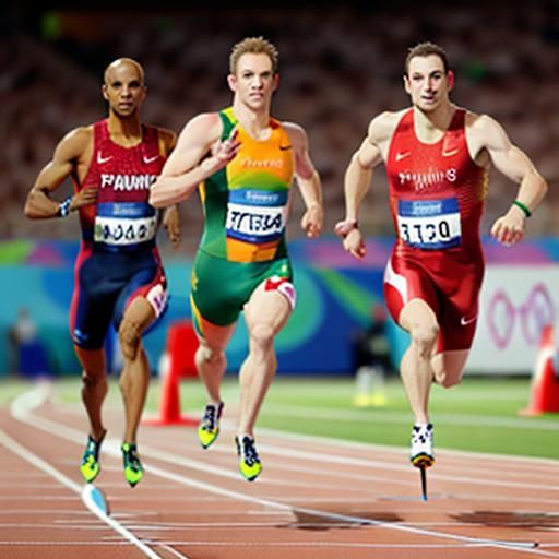 Paralympics motto "Sprint in Motion"