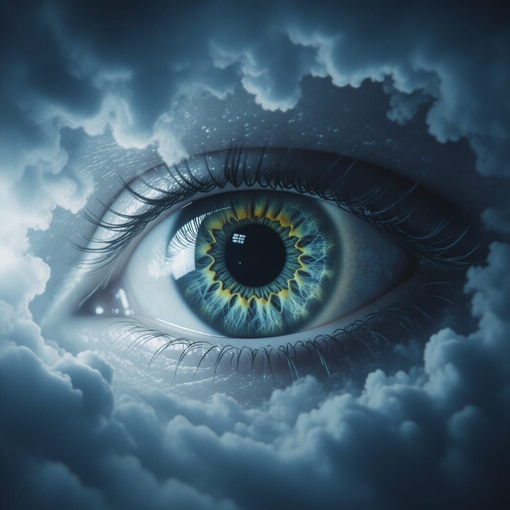 Stormy Eye Iris: Cinematic Film Photography