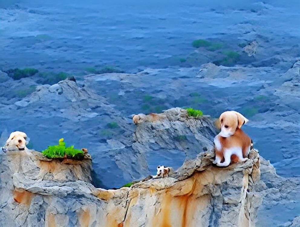 Gazing Puppy