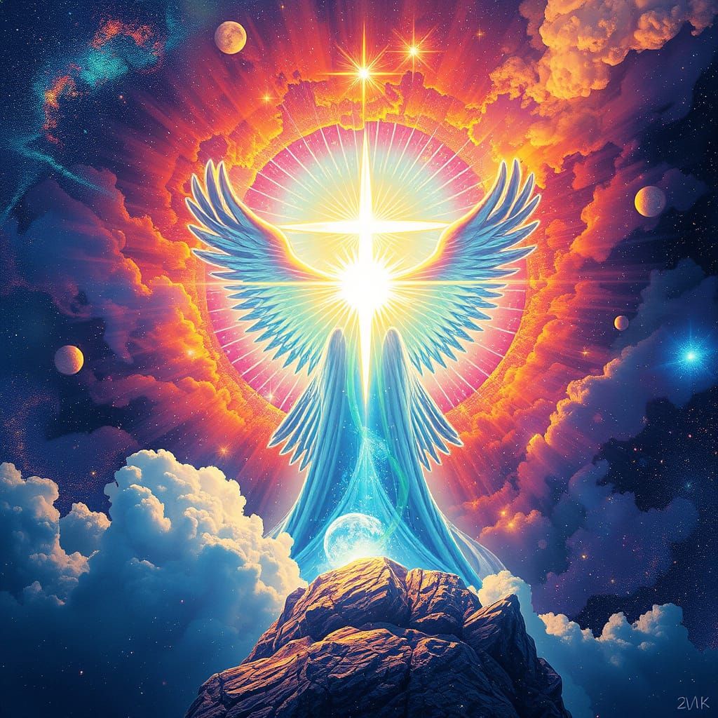 Cosmic Vision of Divine Holiness in Astral Art